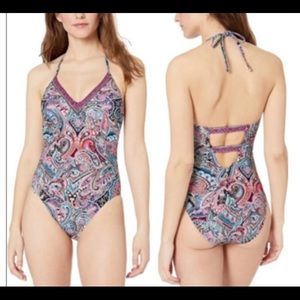 La Blanca one piece swimsuit size 12